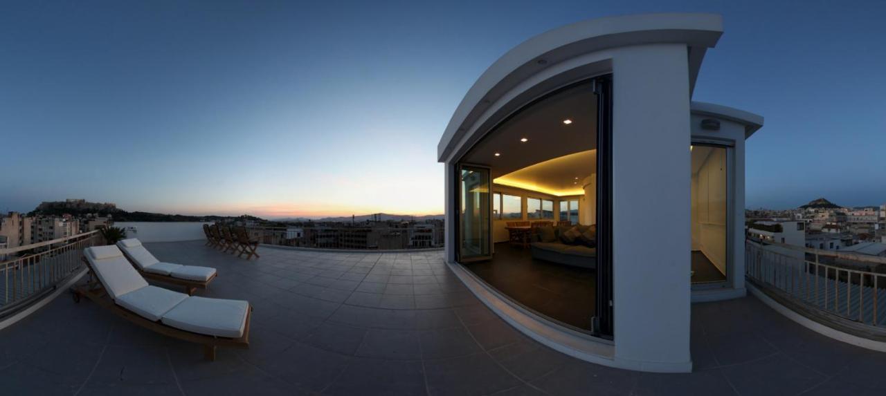 Acropolis Panorama View Penthouse With Private Terraces A Contemporary Parthenon Leilighet Athen Eksteriør bilde
