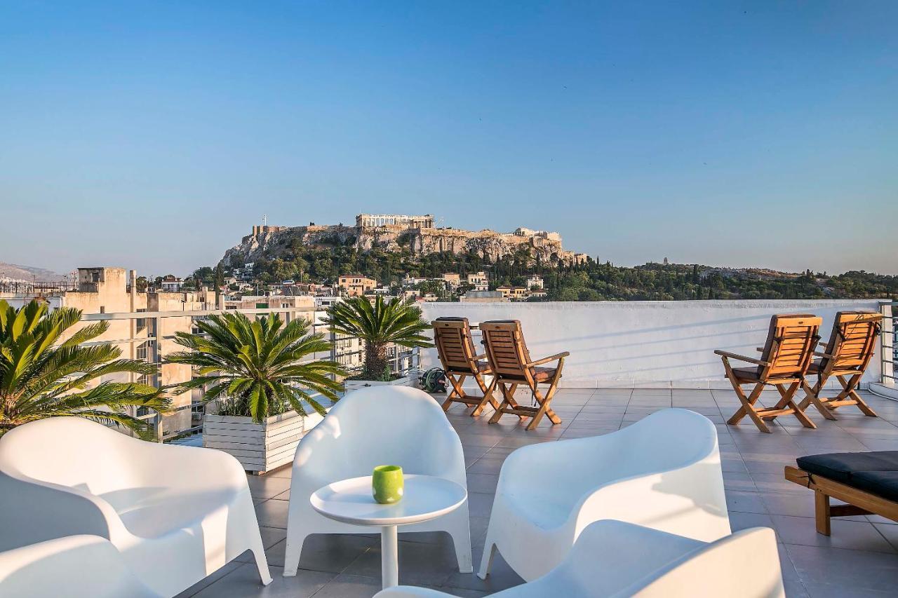 Acropolis Panorama View Penthouse With Private Terraces A Contemporary Parthenon Leilighet Athen Eksteriør bilde