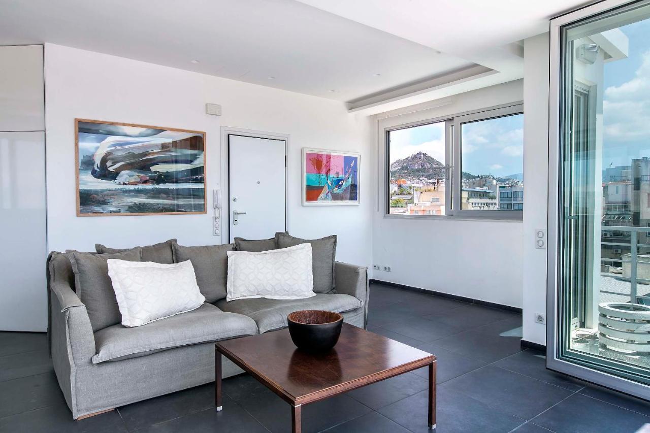 Acropolis Panorama View Penthouse With Private Terraces A Contemporary Parthenon Leilighet Athen Eksteriør bilde