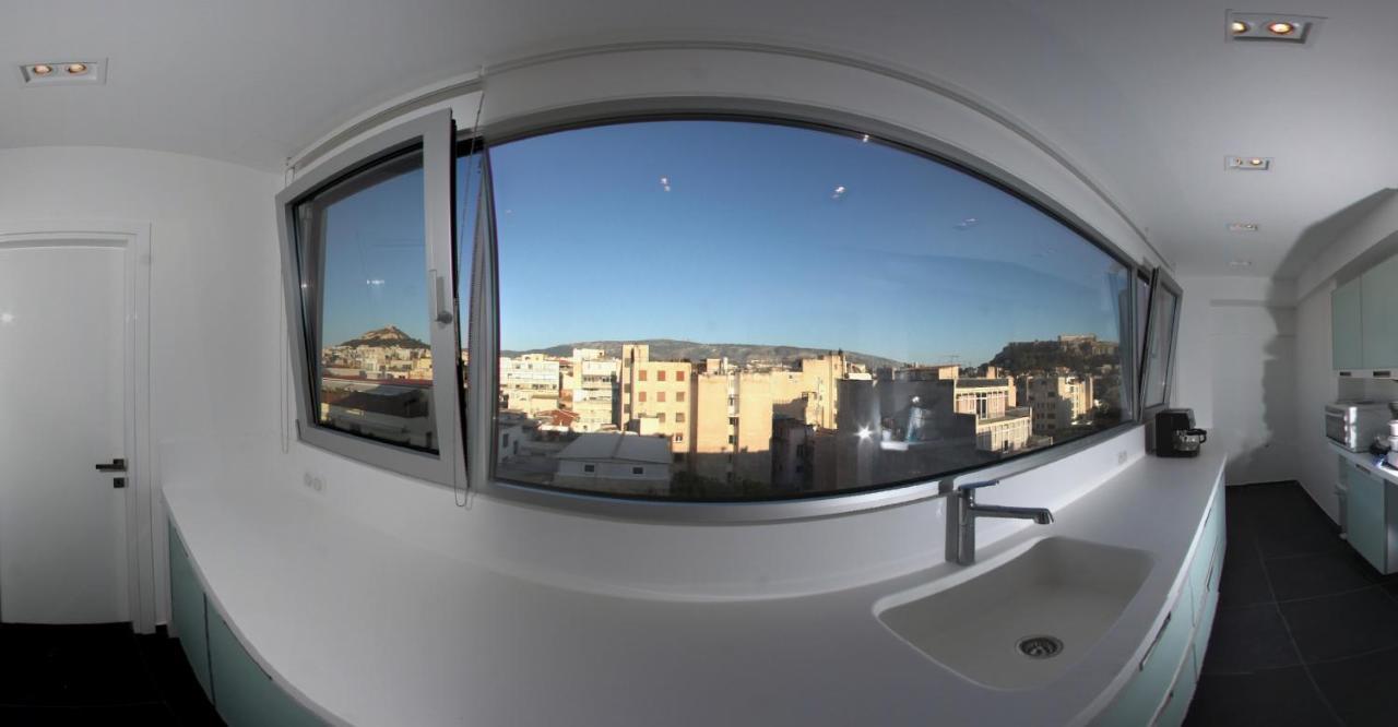 Acropolis Panorama View Penthouse With Private Terraces A Contemporary Parthenon Leilighet Athen Eksteriør bilde