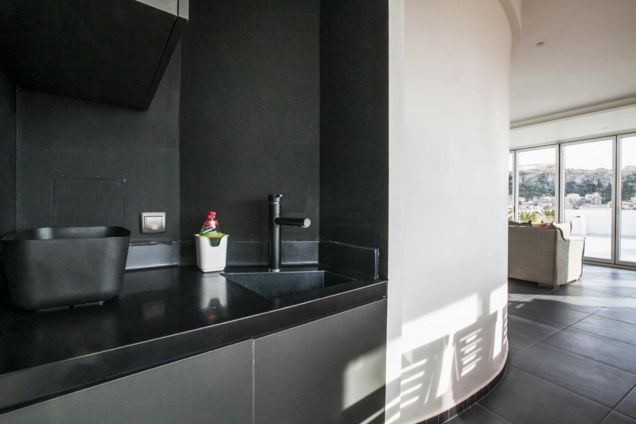 Acropolis Panorama View Penthouse With Private Terraces A Contemporary Parthenon Leilighet Athen Eksteriør bilde