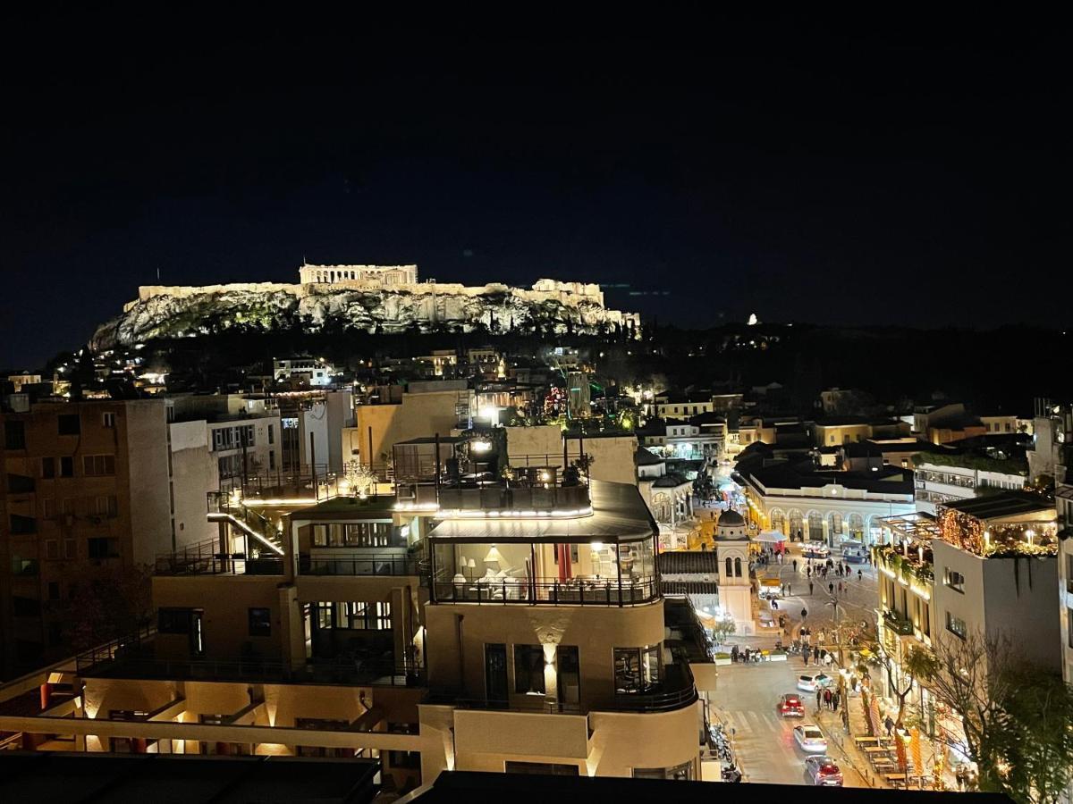 Acropolis Panorama View Penthouse With Private Terraces A Contemporary Parthenon Leilighet Athen Eksteriør bilde
