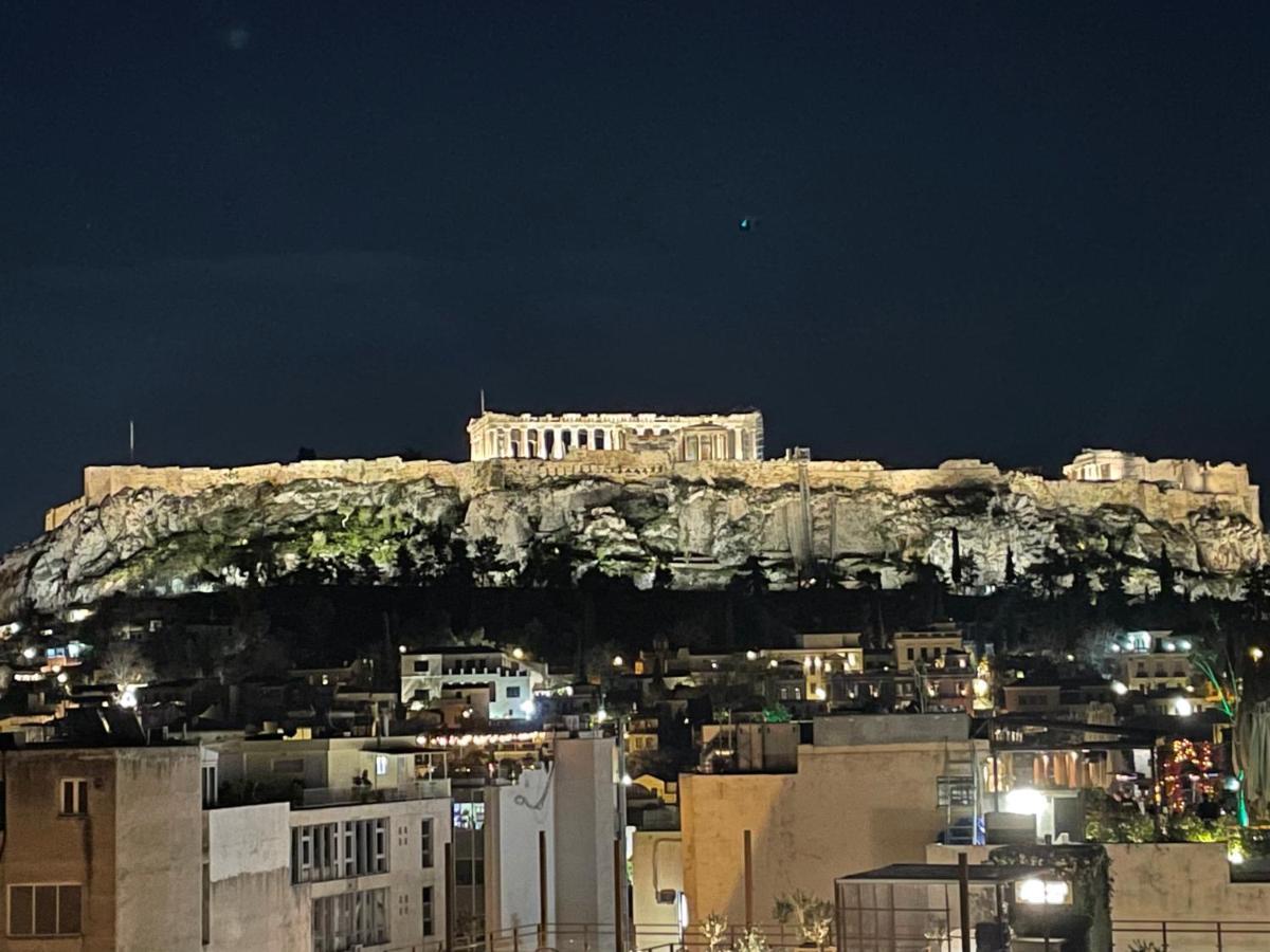 Acropolis Panorama View Penthouse With Private Terraces A Contemporary Parthenon Leilighet Athen Eksteriør bilde